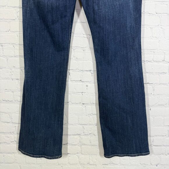 Lucky Brand Jeans Women Size 31 R Blue Sweet Mid Rise Boot Cut Dark Blue Western - Picture 12 of 16